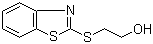structure of CAS# 4665-63-8, 2-(2-Benzothiazolylthio)ethanol;2-(1,3-Benzothiazol-2-ylthio)ethanol; 2-(1,3-Benzothiazol-2-ylsulfanyl)-1-ethanol