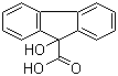 结构式 CAS# 467-69-6, 9-羟基-9-芴甲酸