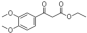 结构式 CAS# 4687-37-0, 3-(3,4-二甲氧基苯基)-3-氧代丙酸乙酯