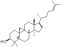 结构式 CAS# 469-38-5, 汉地醇
