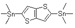 structure of CAS# 469912-82-1, 2,5-Bis(trimethylstannyl)thieno[3,2-b]thiophene