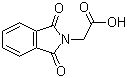 结构式 CAS# 4702-13-0, 邻苯二甲酰甘氨酸; N-羧甲基邻苯二甲酰亚胺