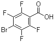 结构式 CAS# 4707-24-8, 4-溴-2,3,5,6-四氟苯甲酸