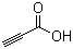 结构式 CAS# 471-25-0, 丙炔酸