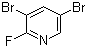 structure of CAS# 473596-07-5, 3,5-Dibromo-2-fluoropyridine;2-Fluoro-3,5-dibromopyridine