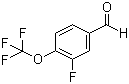 结构式 CAS# 473917-15-6, 3-氟-4-(三氟甲氧基)苯甲醛