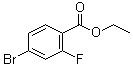 结构式 CAS# 474709-71-2, 4-溴-2-氟苯甲酸乙酯