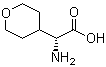 结构式 CAS# 475649-32-2, (alphaR)-alpha-氨基四氢-2H-吡喃-4-乙酸