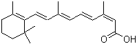 structure of CAS# 4759-48-2, Isotretinoin;13-cis-Retinoic acid; 13-cis-Vitamin A acid; 3,7-Dimethyl-9-(2,6,6-trimethyl-1-cyclohexen-1-yl)-2-cis-4-trans-6-trans-8-trans-nonatetraenoic acid