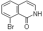 结构式 CAS# 475994-60-6, 8-溴-1(2H)-异喹啉酮