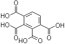 structure of CAS# 476-73-3, Mellophanic acid;1,2,3,4-Benzenetetracarboxylic acid