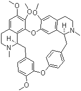 structure of CAS# 477-57-6, Isosinomenin A;Isosinomenine A; NSC 97338; O,O-Dimethylobamegine; O,O-Dimethylstepholine; O,O'-Dimethylobamegine; O,O'-Dimethylstepholine; O-Methylberbamine; (4aS,16aR)-3,4,4a,5,16a,17,18,19-Octahydro-12,21,22,26-tetramethoxy-4,17-dimethyl-16H-1,24:6,9-dietheno-11,15-metheno-2H-pyrido[2',3':17,18][1,11]dioxacycloeicosino[2,3,4-ij]isoquinoline
