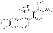 结构式 CAS# 478-03-5, 白屈菜赤碱