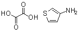 结构式 CAS# 478149-05-2, 噻吩-3-胺草酸盐
