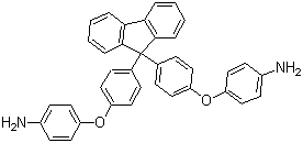 结构式 CAS# 47823-88-1, 9,9-双[4-(4-氨基苯氧基)苯基]芴