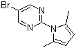 结构式 CAS# 478258-81-0, 5-溴-2-(2,5-二甲基-1H-吡咯-1-基)嘧啶