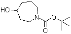 结构式 CAS# 478832-21-2, 4-羟基氮杂环庚烷-1-羧酸叔丁酯