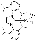 structure of CAS# 478980-01-7, Allyl[1,3-bis(2,6-diisopropylphenyl)-2-imidazolidinylidene]chloropalladium( II)