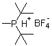 structure of CAS# 479094-62-7, Bis(1,1-dimethylethyl)(methyl)phosphine tetrafluoroborate;Di-tert-butyl(methyl)phosphonium tetrafluoroborate