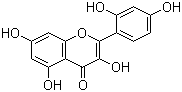 结构式 CAS# 480-16-0, 桑色素; 2',3,4',5,7-五羟基黄酮