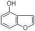 structure of CAS# 480-97-7, 4-Benzofuranol;1-Benzofuran-4-ol; 4-Hydroxybenzofuran; Karanjol
