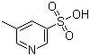 结构式 CAS# 4808-70-2, 5-甲基吡啶-3-磺酸