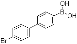 structure of CAS# 480996-05-2, 4-Bromobiphenyl-4'-boronic acid;4'-Bromo-4-biphenylboronic acid