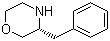 structure of CAS# 481038-59-9, (R)-3-(Phenylmethyl)morpholine