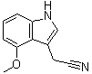 结构式 CAS# 4837-74-5, 4-甲氧基吲哚-3-乙腈