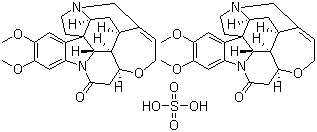 结构式 CAS# 4845-99-2, 硫酸马钱子碱