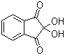 structure of CAS# 485-47-2, Ninhydrin hydrate;Ninhydrin monohydrate; 1,2,3-Indantrione monohydrate; 2,2-Dihydroxy-1,3-indanedione; Trioxohydrindene monohydrate