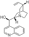 structure of CAS# 485-71-2, Cinchonidine;4-Quinolyl-(5-vinyl-1-azabicyclo[2.2.2]oct-2-yl)methanol; alpha-Quinidine; (8alpha,9R)-Cinchonan-9-ol; L-Cinchonidine