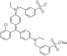结构式 CAS# 4857-81-2, 酸性绿 9; 茜素绿