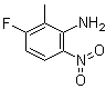 structure of CAS# 485832-96-0, 3-Fluoro-2-methyl-6-nitrobenzenamine;1-Amino-3-fluoro-2-methyl-6-nitrobenzene