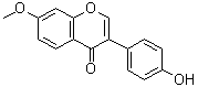 structure of CAS# 486-63-5, Isoformononetin;3-(4-Hydroxyphenyl)-7-methoxy-4H-1-benzopyran-4-one; 4'-Hydroxy-7-methoxyisoflavone; Isoformonentin