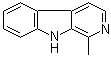 structure of CAS# 486-84-0, Harmane;Indoter; Locuturin; Locuturine; NSC 54439; Zygofabagine