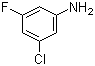 structure of CAS# 4863-91-6, 3-Chloro-5-fluoroaniline