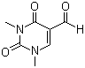 结构式 CAS# 4869-46-9, 1,3-二甲基尿嘧啶-5-甲醛