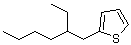 结构式 CAS# 4891-44-5, 2-(2-乙基己基)噻吩