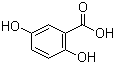 2,5-Dihydroxybenzoic acid molecular structure (CAS 490-79-9)