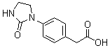 结构式 CAS# 492445-92-8, 4-(2-氧代-1-咪唑烷基)苯乙酸