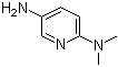 structure of CAS# 4928-43-2, 2-Dimethylamino-5-aminopyridine;3-Amino-6-(dimethylamino)pyridine; 5-Amino-2-(dimethylamino)pyridine; N,N-Dimethylpyridine-2,5-diamine