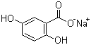 structure of CAS# 4955-90-2, Sodium gentisate;Sodium 2,5-dihydroxybenzoate; 5-Hydroxysalicylate sodium