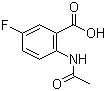 结构式 CAS# 49579-56-8, 2-乙酰氨基-5-氟苯甲酸