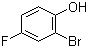 结构式 CAS# 496-69-5, 2-溴-4-氟苯酚