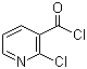 structure of CAS# 49609-84-9, 2-Chloronicotinyl chloride;2-Chloropyridine-3-carbonyl chloride
