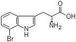 structure of CAS# 496929-99-8, 7-Bromo-D-tryptophan