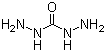 结构式 CAS# 497-18-7, 碳酰肼; 碳酸二肼; 卡巴肼; 1,3-二氨基脲
