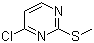 结构式 CAS# 49844-90-8, 2-甲硫基-4-氯嘧啶; 4-氯-2-(甲基硫代)嘧啶