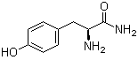 structure of CAS# 4985-46-0, L-Tyrosinamide;(S)-2-Amino-3-(4-hydroxyphenyl)propanamide; (alphaS)-alpha-Amino-4-hydroxybenzenepropanamide